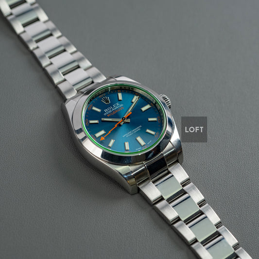Rolex Milgauss GV Ref. 116400 Z-Blue 40mm