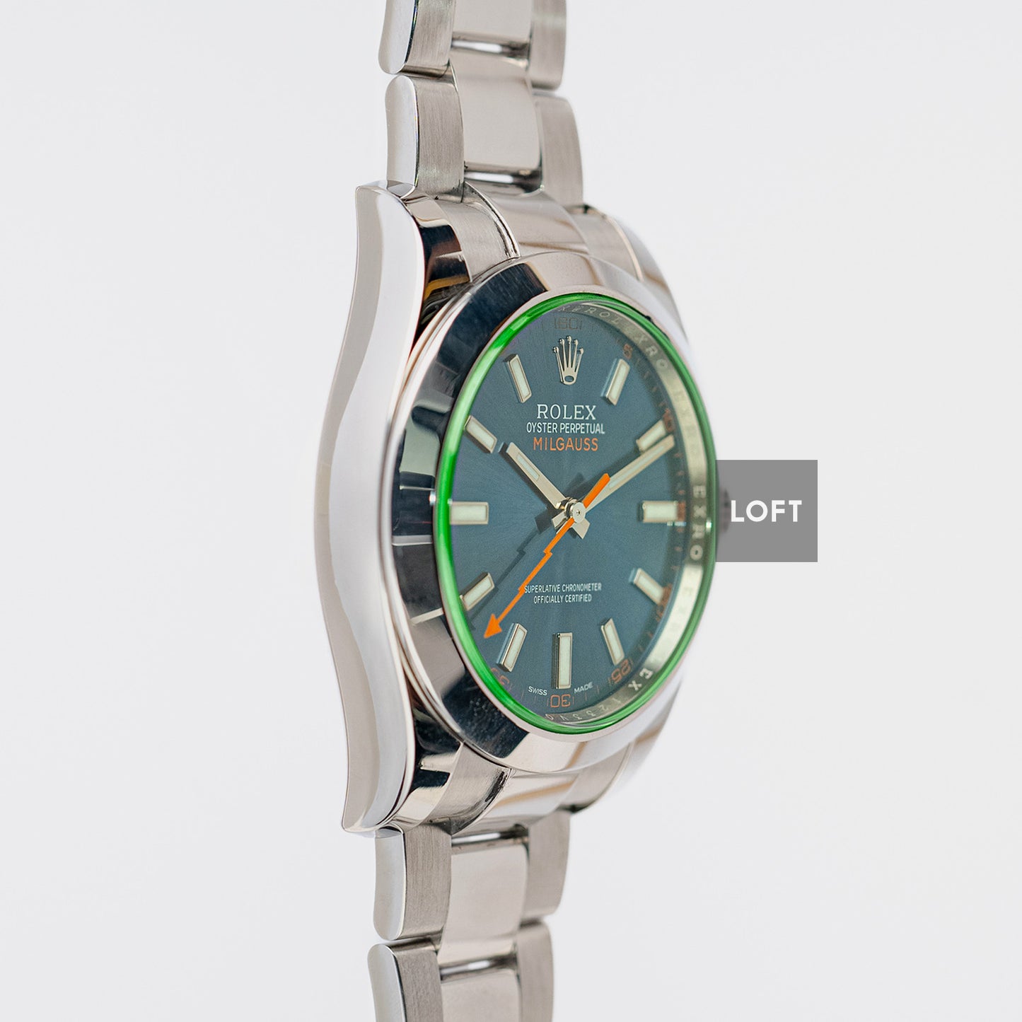 Rolex Milgauss GV Ref. 116400 Z-Blue 40mm