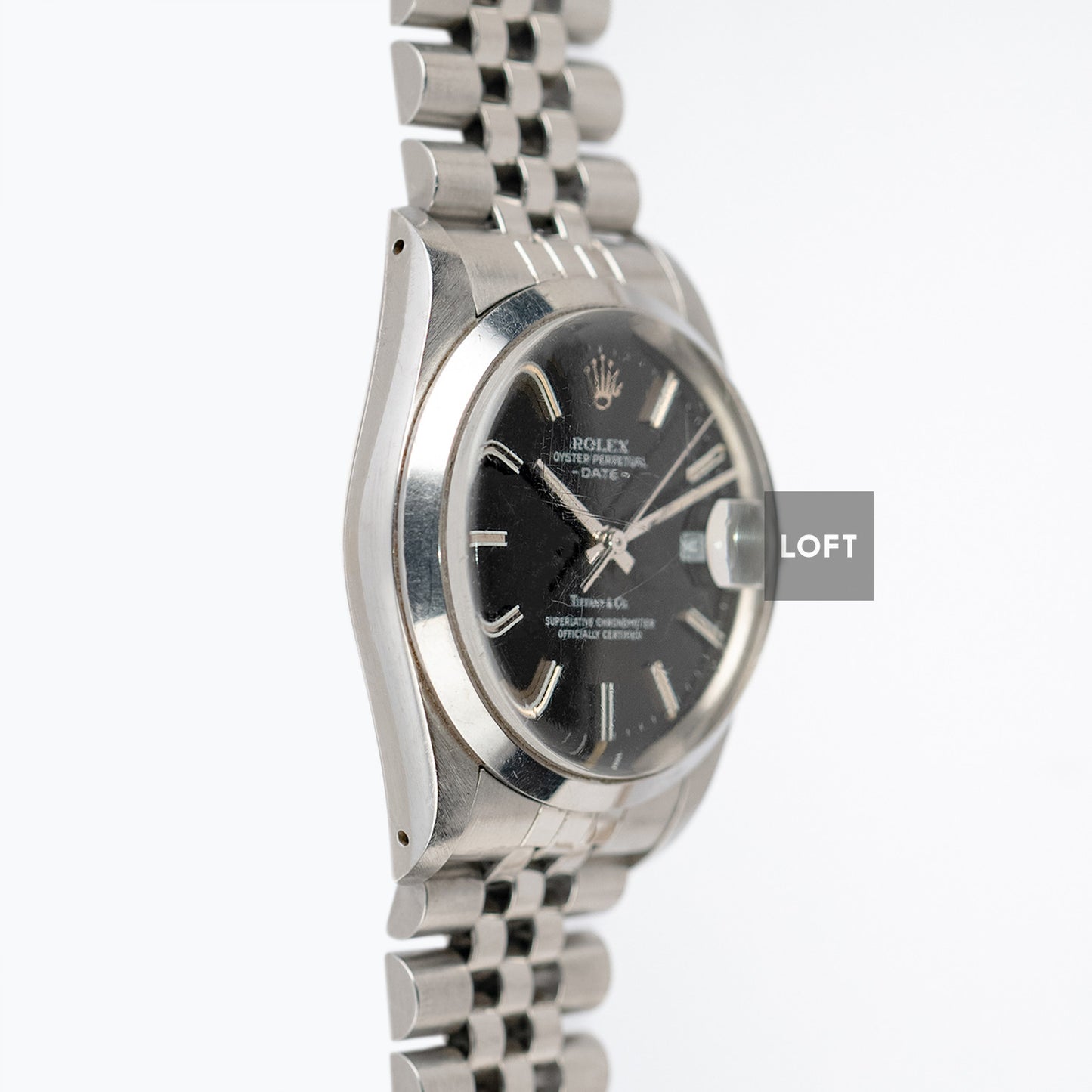 Rolex Oyster Perpetual Date 15000 Tiffany & Co. 34mm