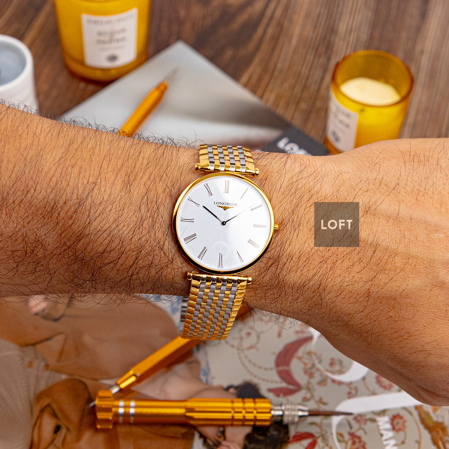 Longines La Grande Classique Quartz Yellow PVD Gold 37mm