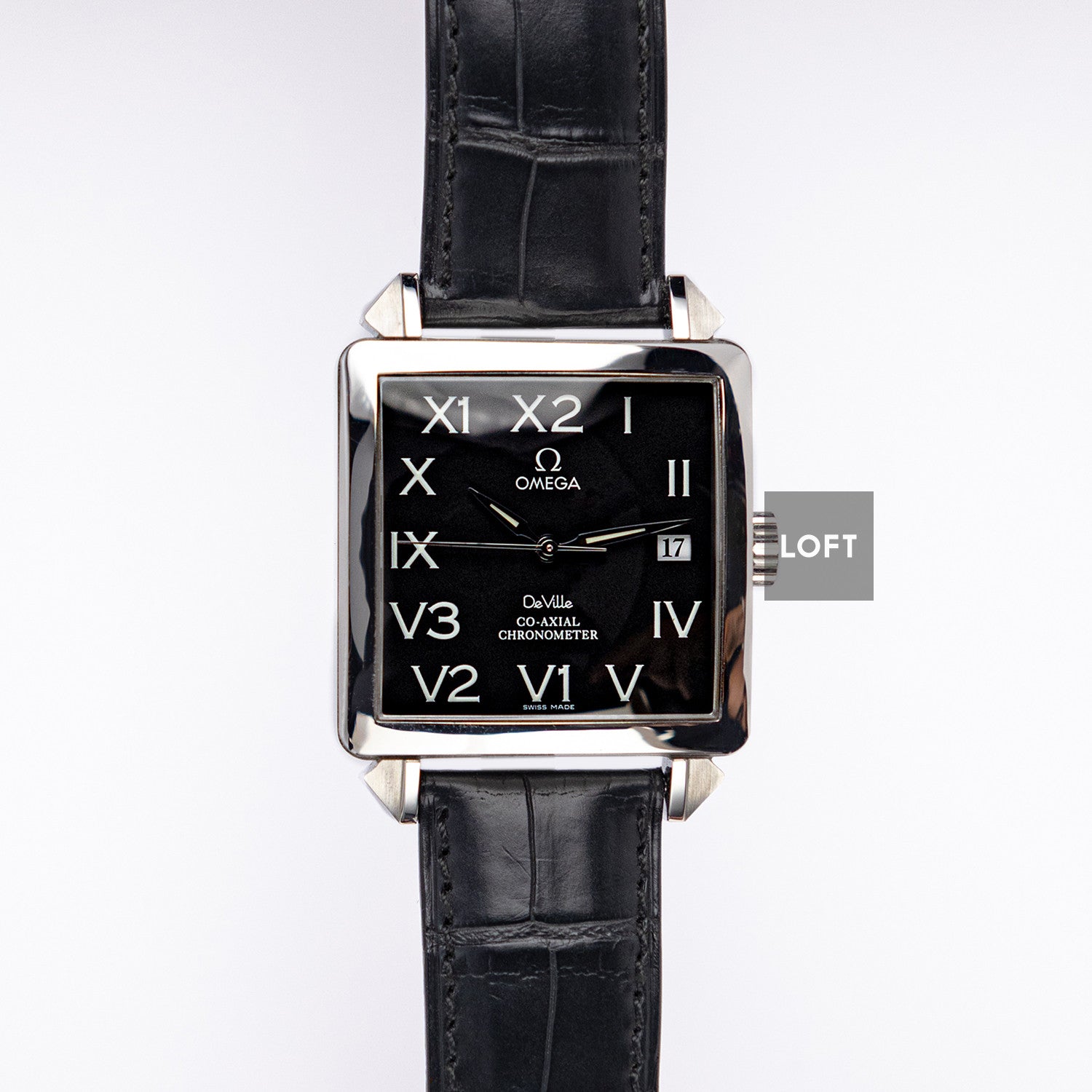 Omega De Ville Byzantium Co-Axial Black Dial 33.4mm