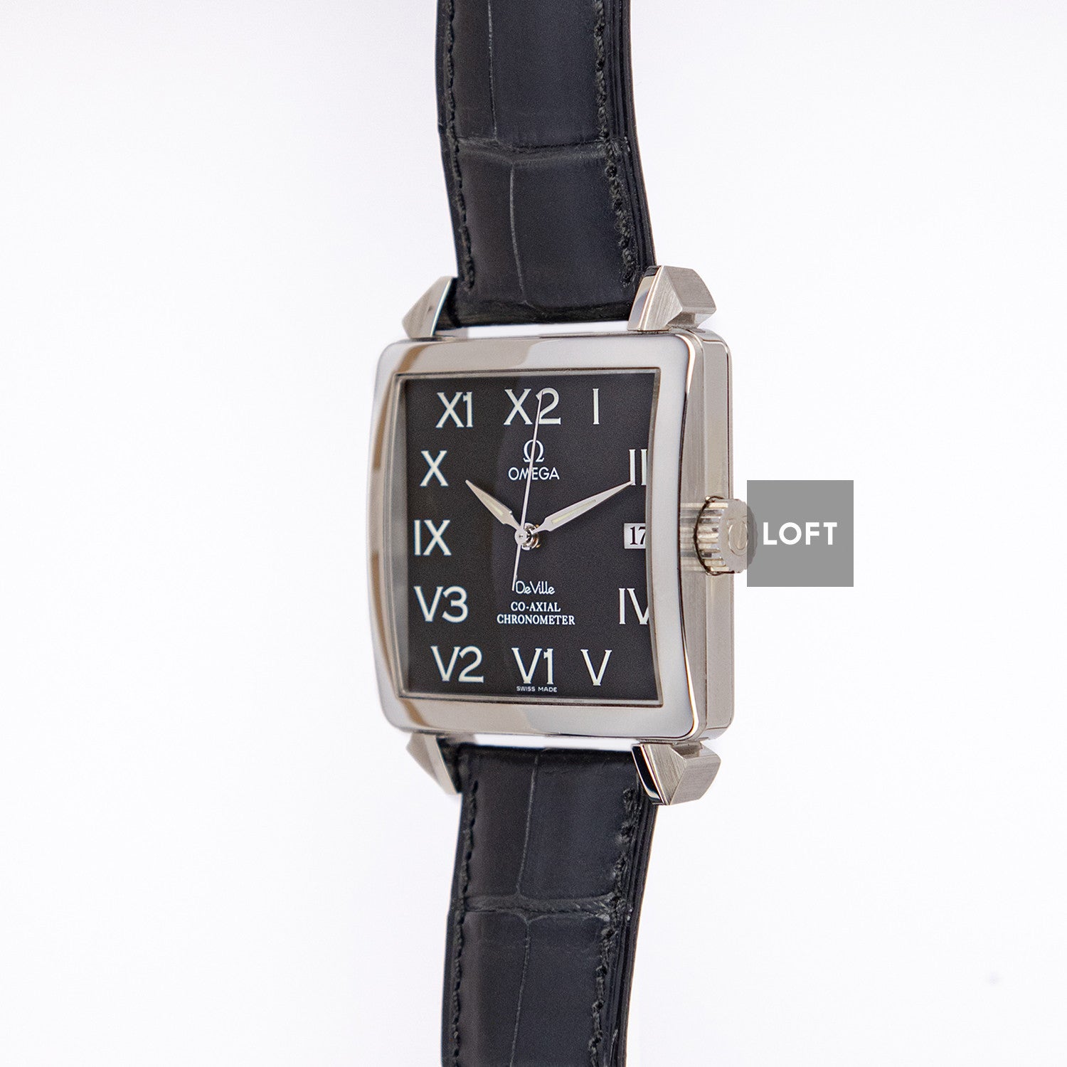 Omega De Ville Byzantium Co-Axial Black Dial 33.4mm