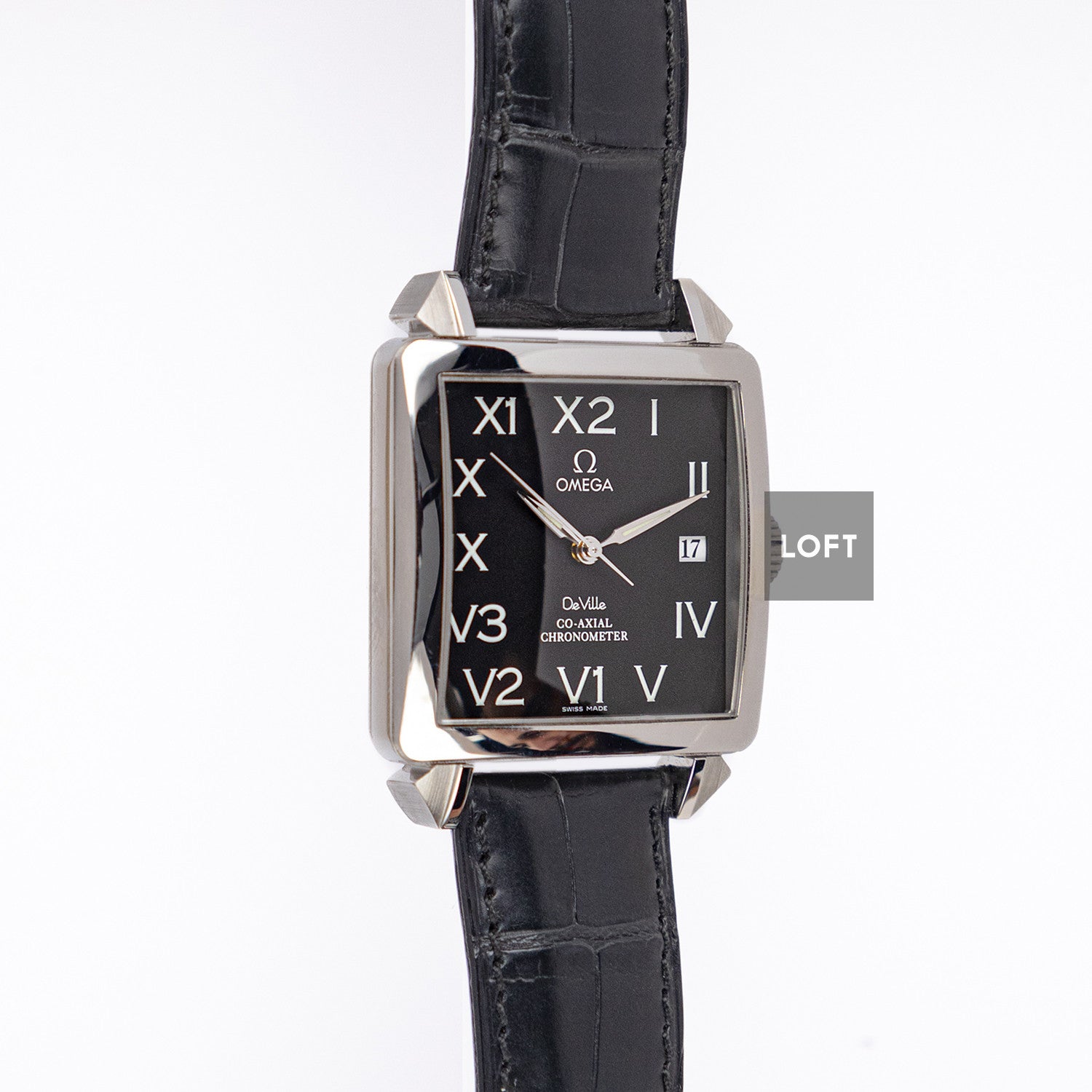 Omega De Ville Byzantium Co-Axial Black Dial 33.4mm