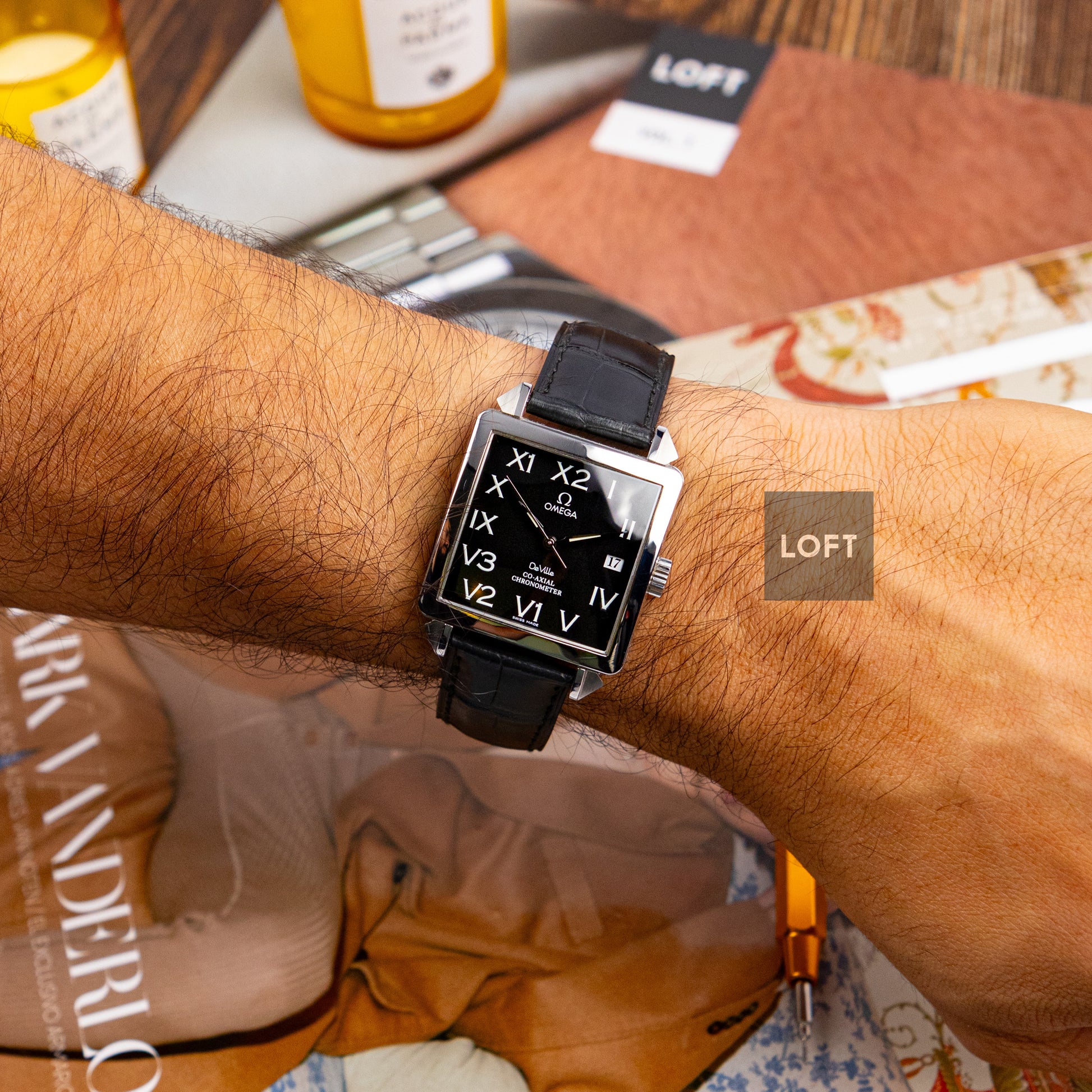 Omega De Ville Byzantium Co-Axial Black Dial 33.4mm