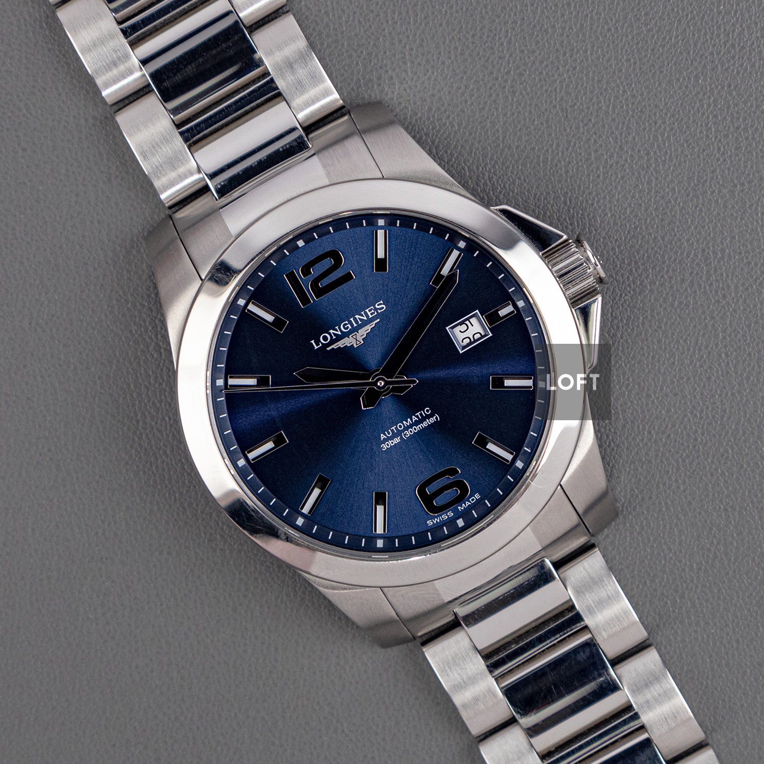 Longines Conquest Date Automatic Blue Dial 41mm