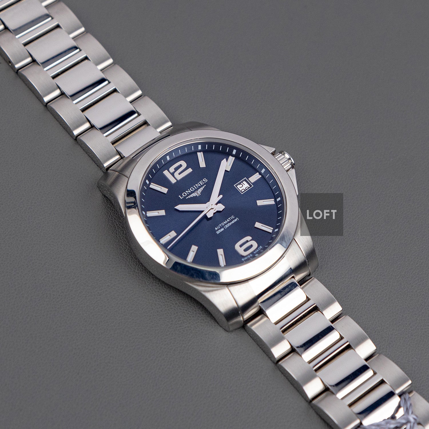 Longines Conquest Date Automatic Blue Dial 41mm