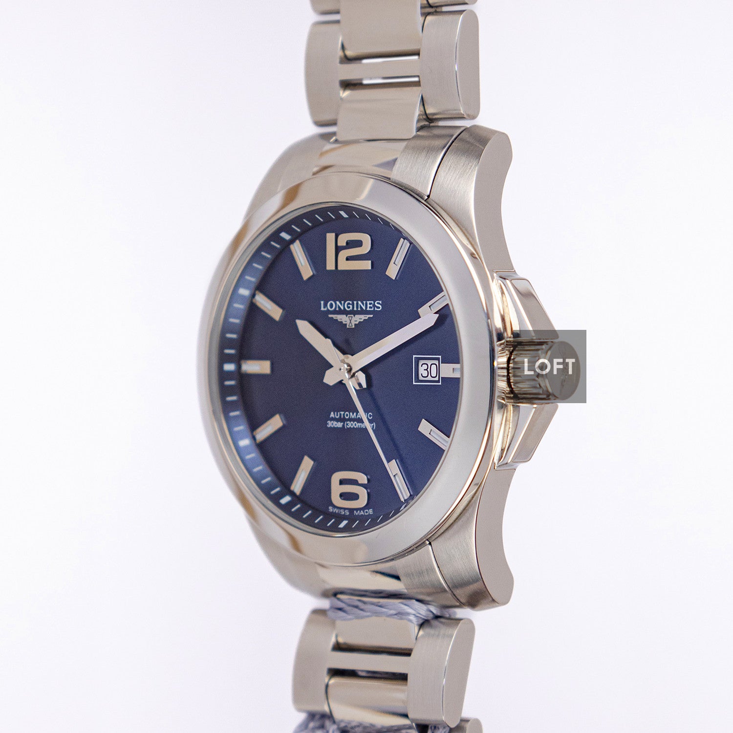 Longines Conquest Date Automatic Blue Dial 41mm