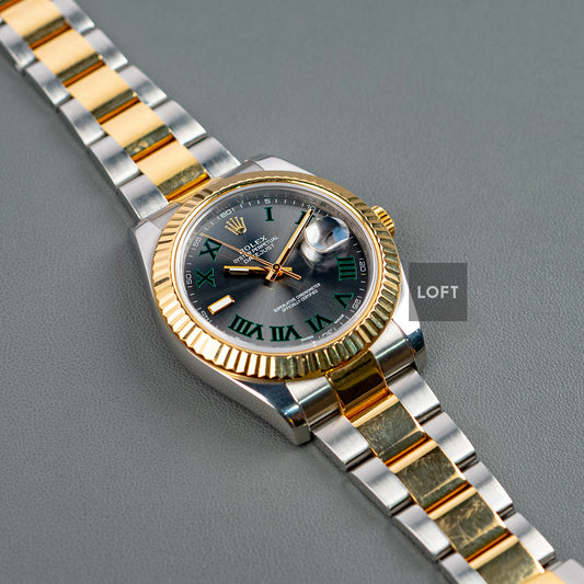 Rolex Datejust II 116333 Rolesor Slate Roman 41mm