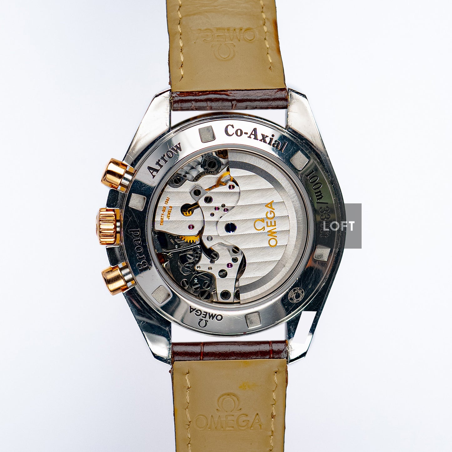 Omega Speedmaster Broad Arrow Steel/Red Gold 42mm