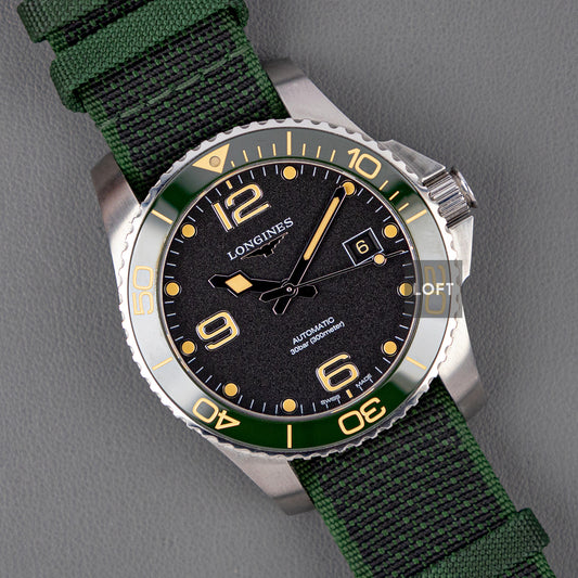 Longines HydroConquest Automatic Green Bezel 41mm