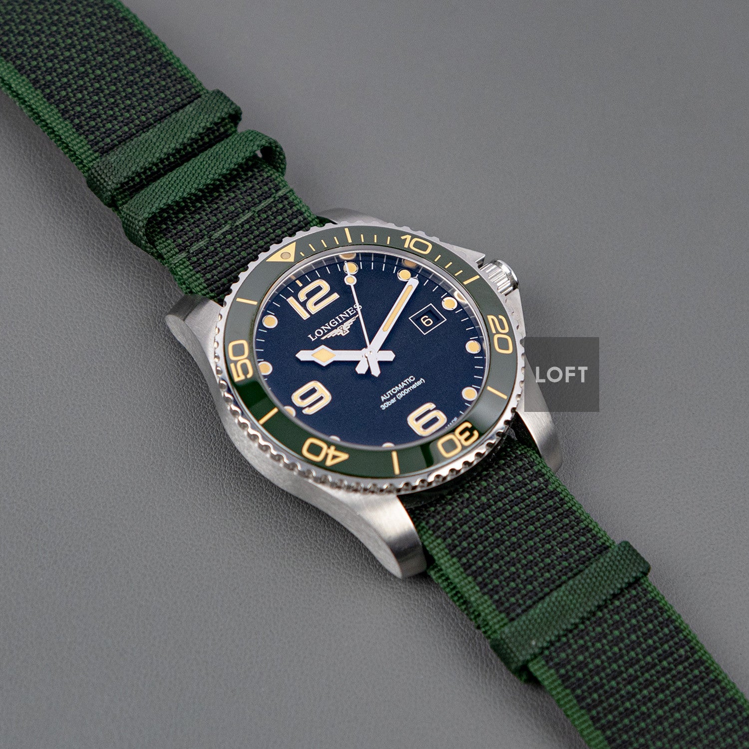Longines HydroConquest Automatic Green Bezel 41mm