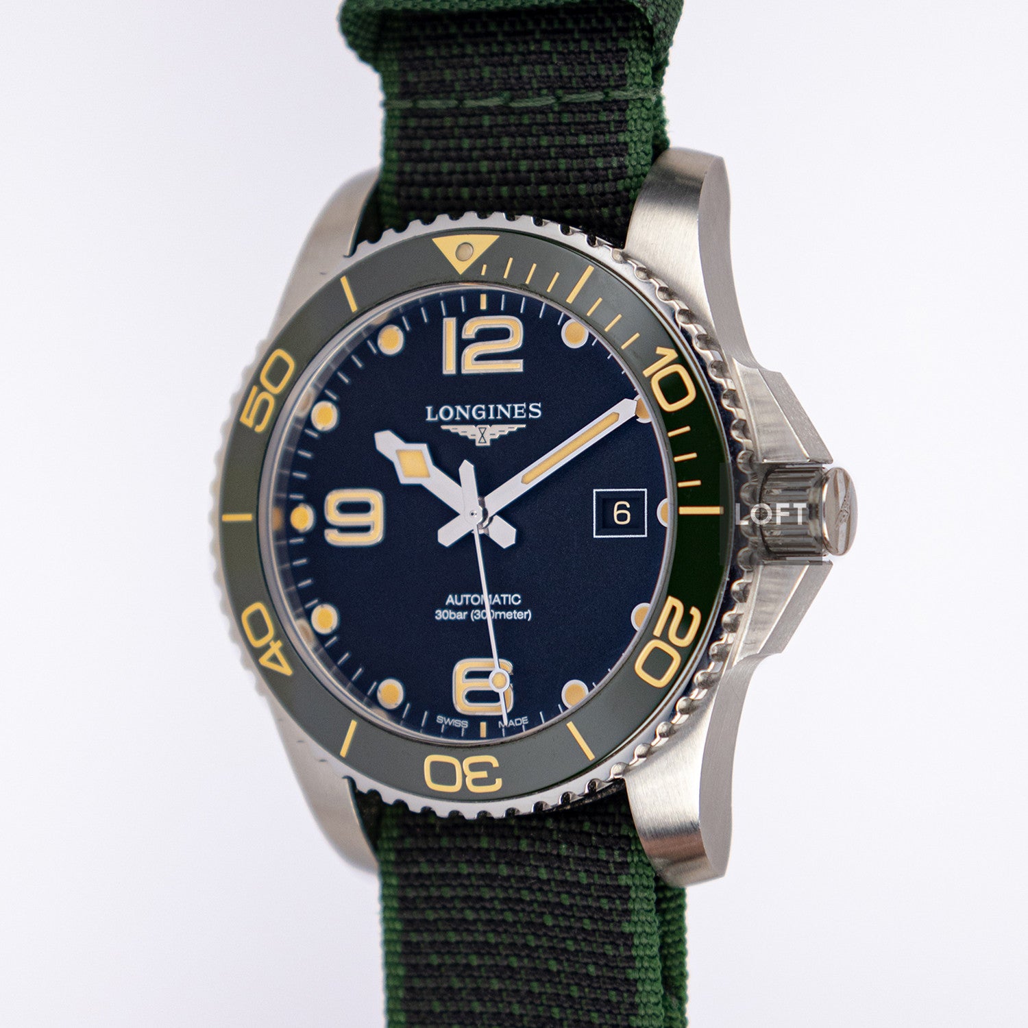 Longines HydroConquest Automatic Green Bezel 41mm