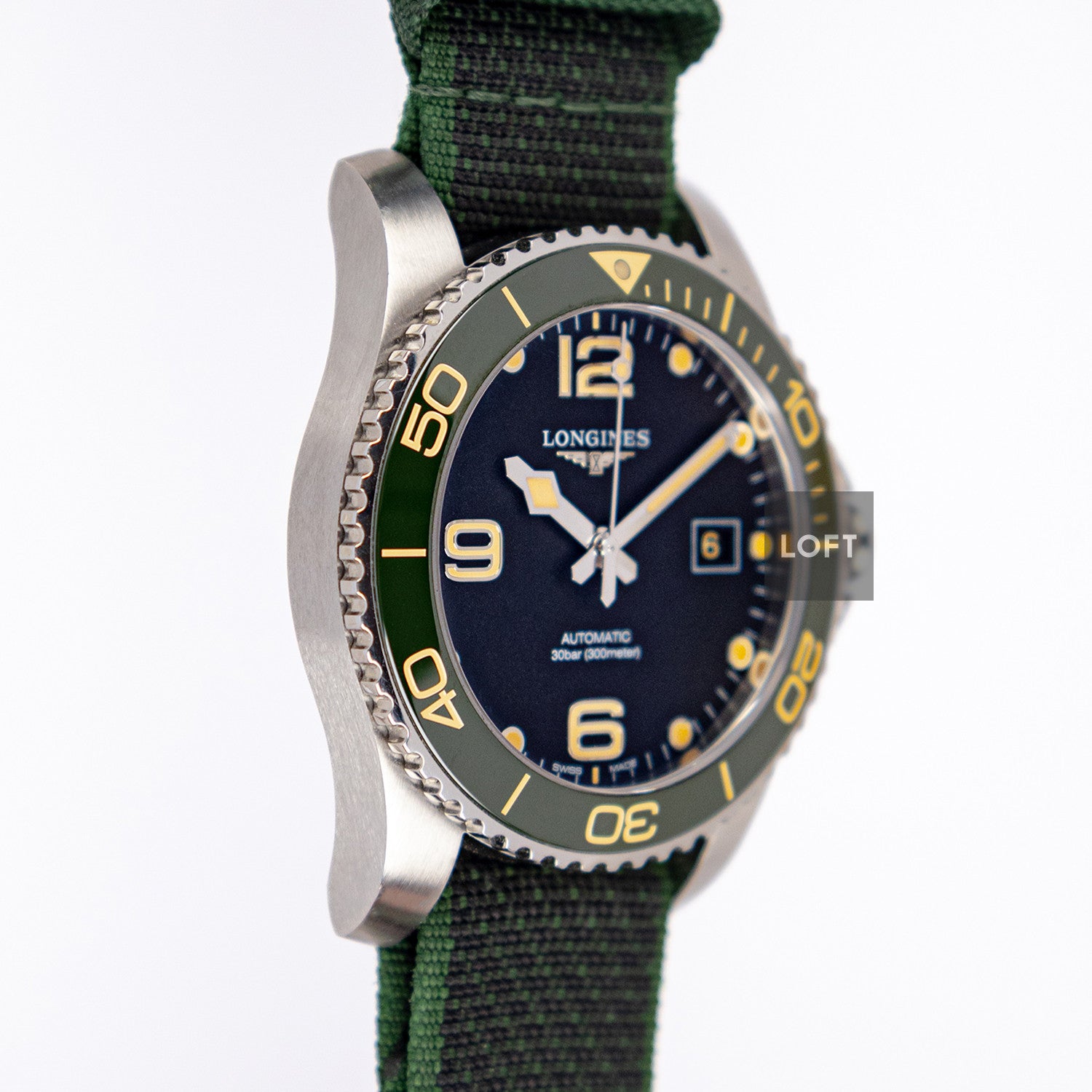 Longines HydroConquest Automatic Green Bezel 41mm
