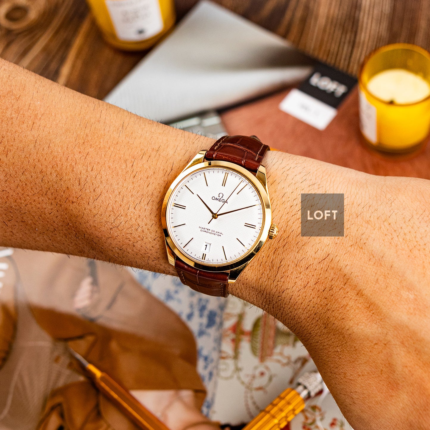 Omega De Ville Trésor Hand Wound Yellow Gold 40mm