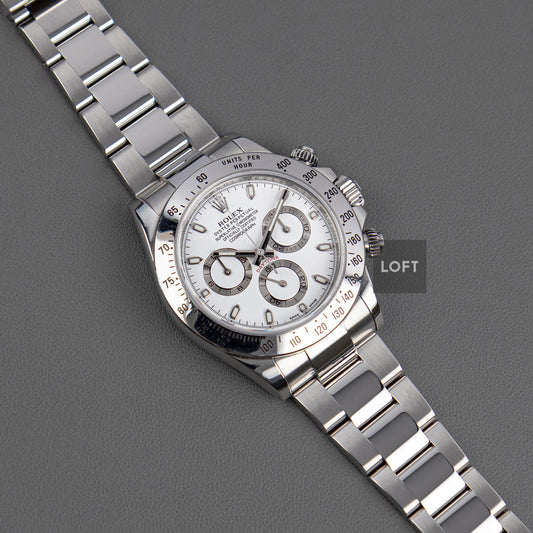 Rolex Cosmograph Daytona 116520 White Dial 40mm