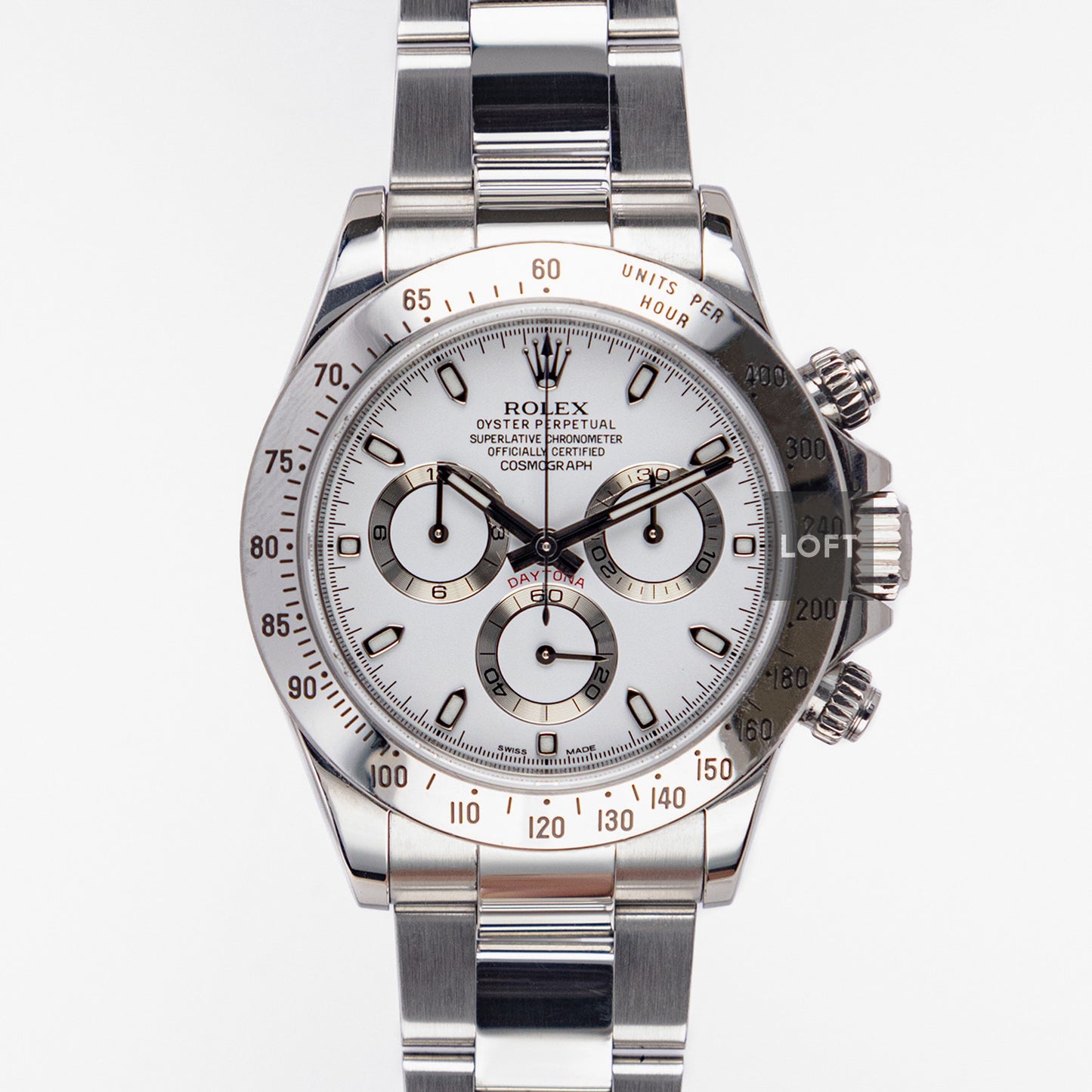 Rolex Cosmograph Daytona 116520 White Dial 40mm