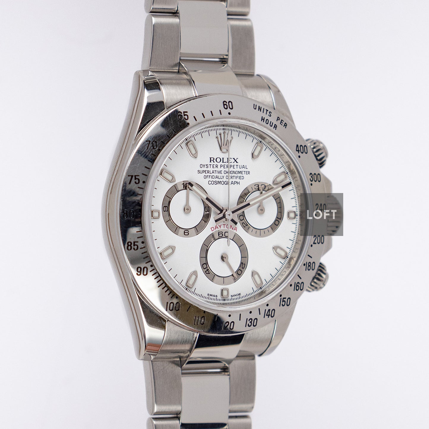 Rolex Cosmograph Daytona 116520 White Dial 40mm