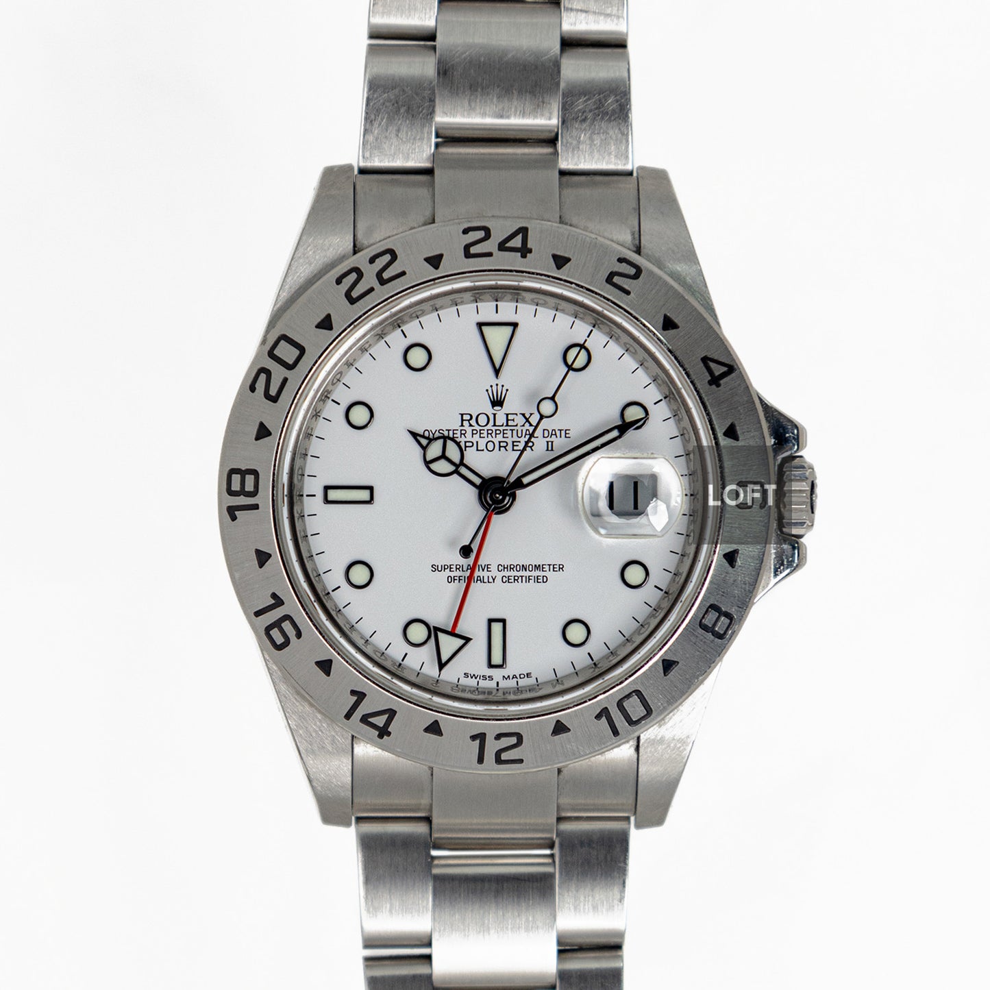 Rolex Explorer ll 16570 "Polar" Super-LumiNova 40mm