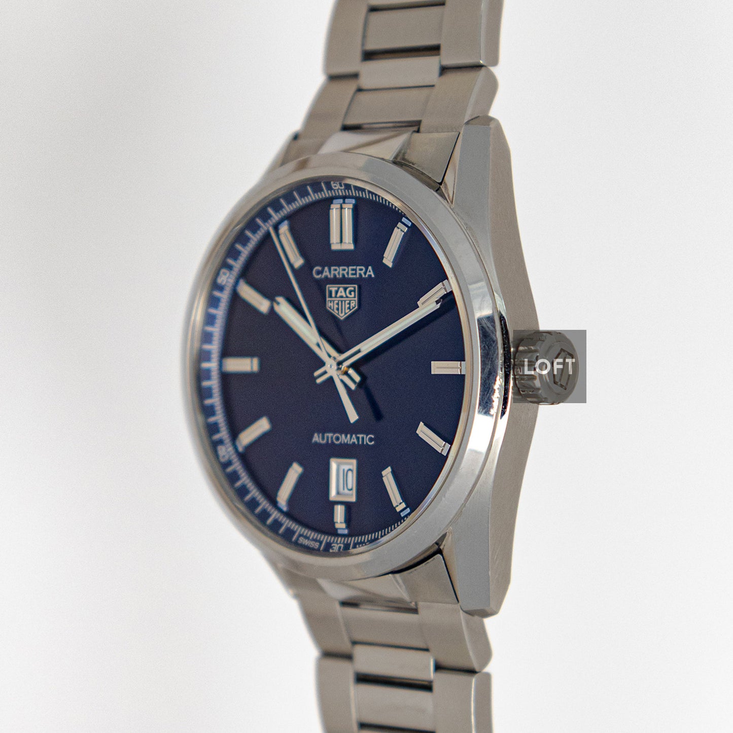 TAG Heuer Carrera Calibre 5 Automatic Blue Dial 39mm