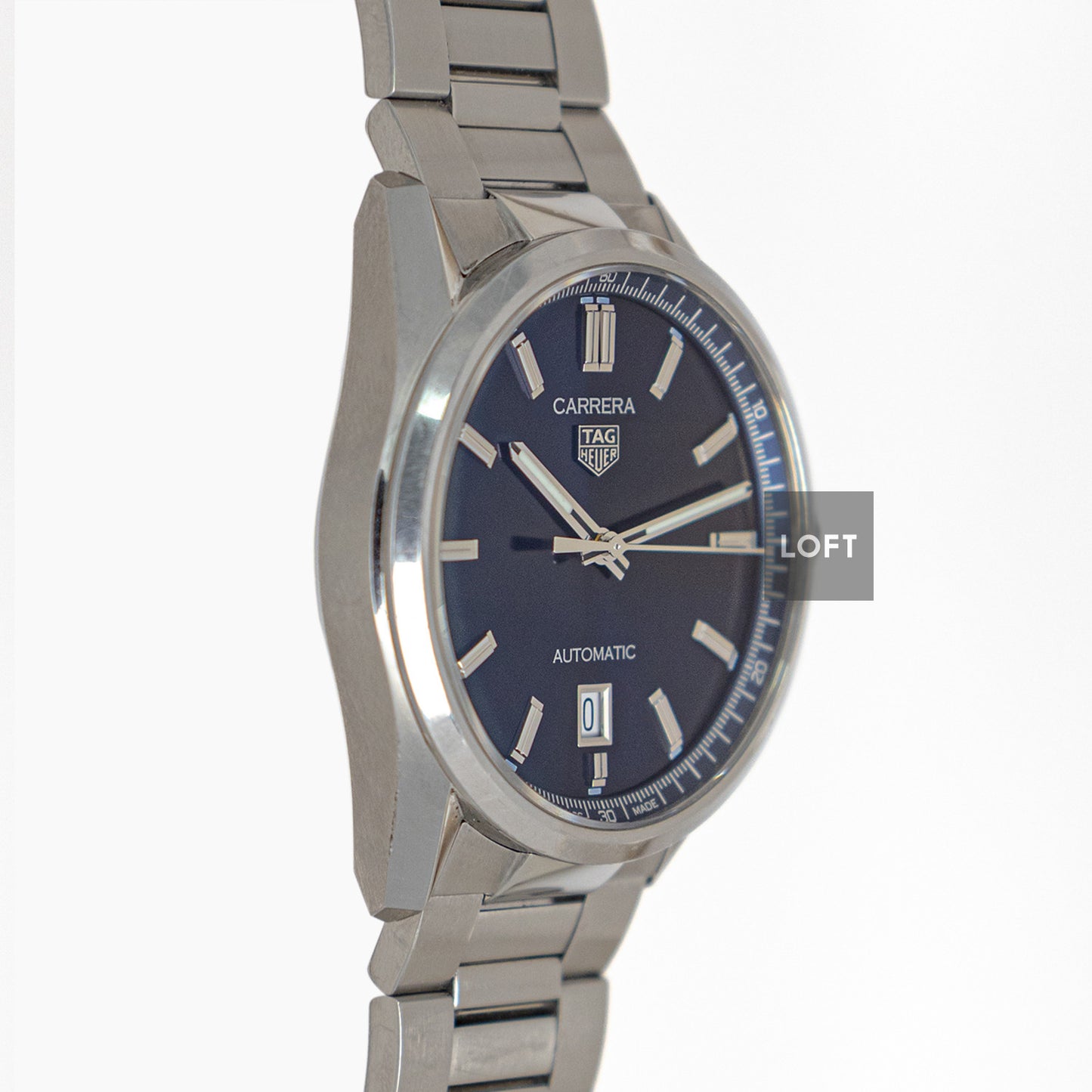 TAG Heuer Carrera Calibre 5 Automatic Blue Dial 39mm