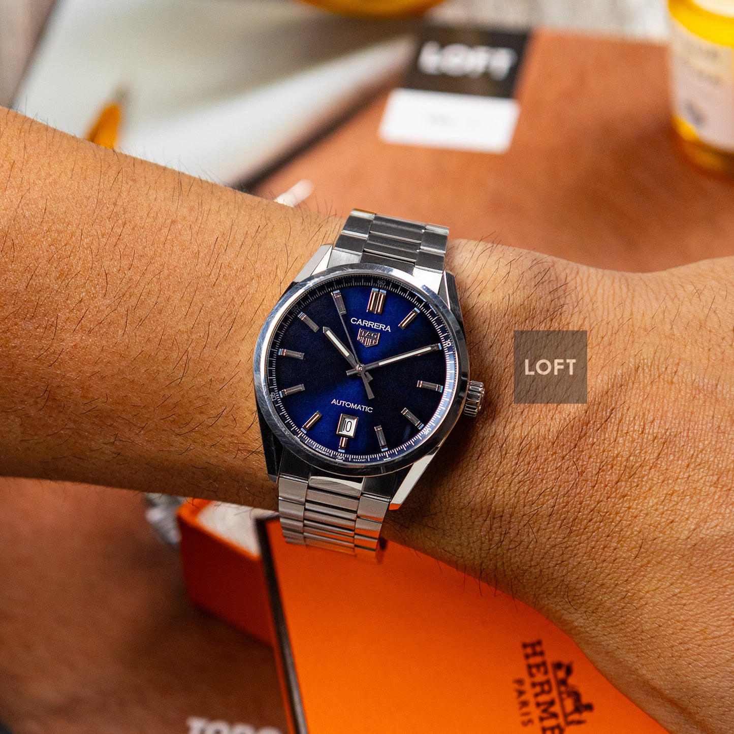 TAG Heuer Carrera Calibre 5 Automatic Blue Dial 39mm