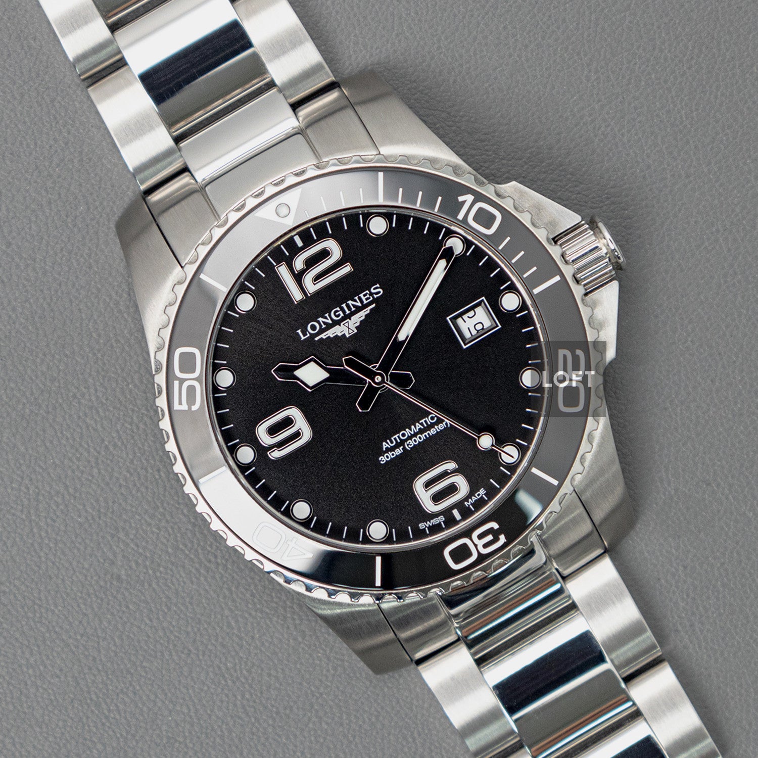 Longines HydroConquest Automatic Black 41mm