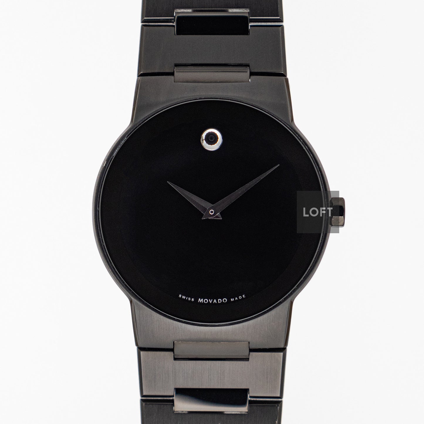 Movado Safiro 605899 Black PVD Quartz 38mm