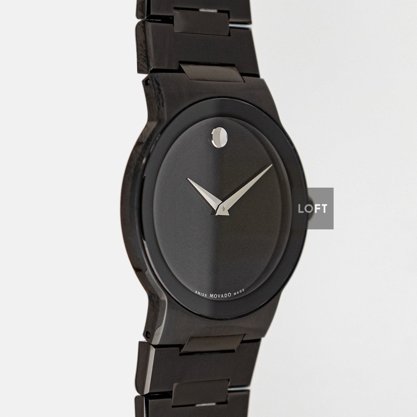 Movado Safiro 605899 Black PVD Quartz 38mm