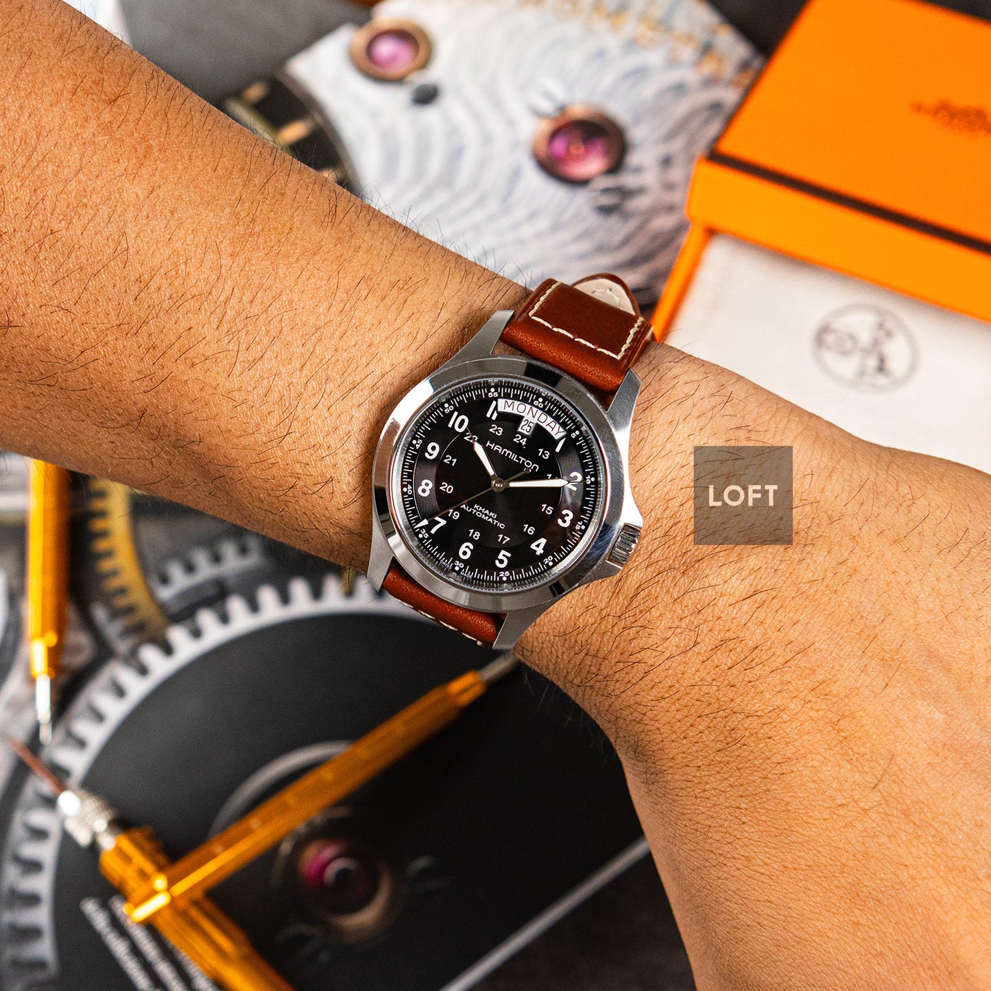 Hamilton Khaki Field King Automatic Black Dial 40mm