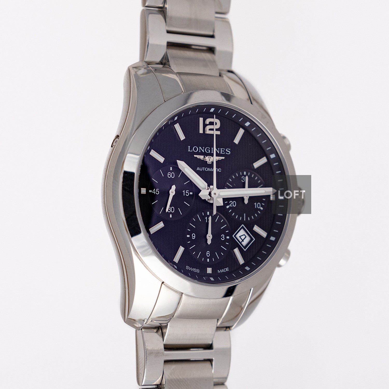 Longines Conquest Classic Chronograph Black 41mm