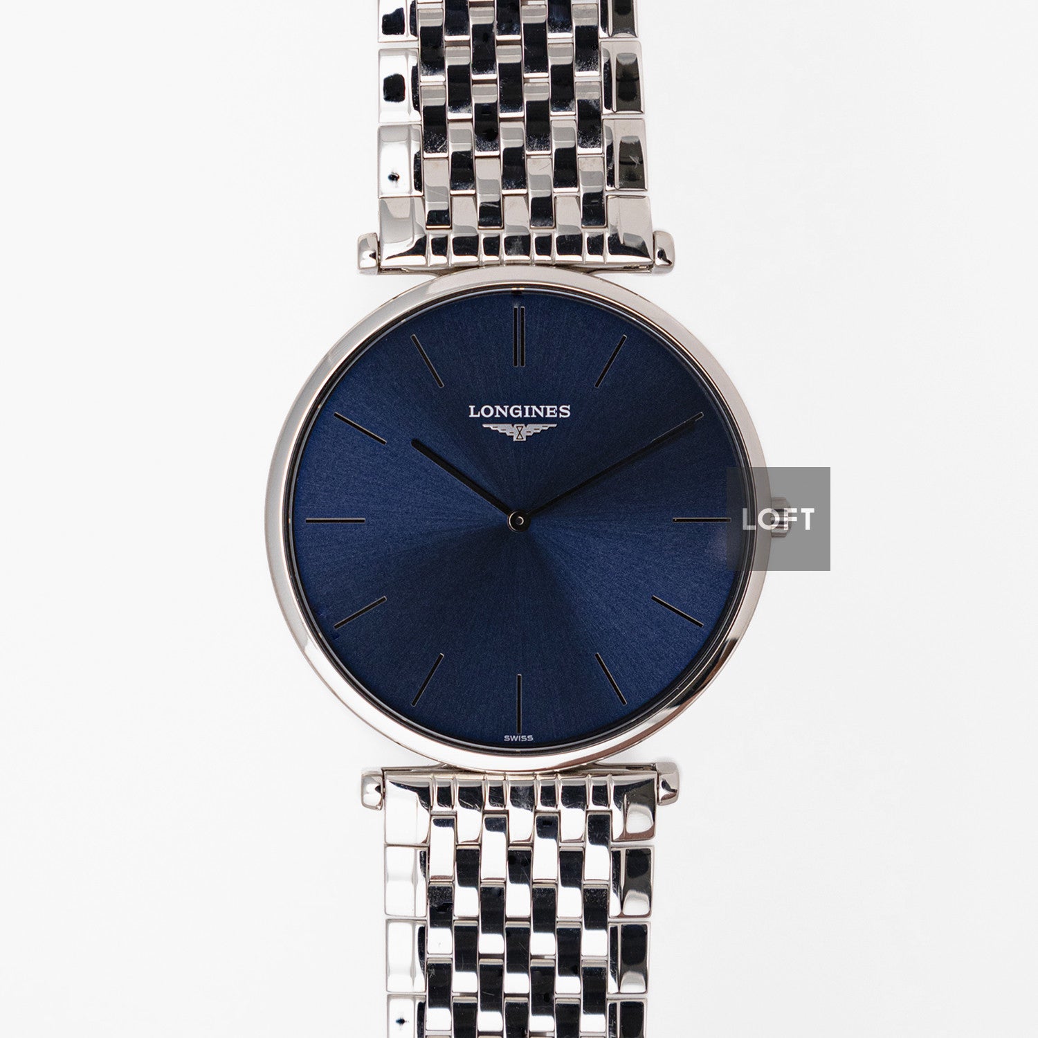 Longines La Grande Classique Sunray Blue Dial 37mm