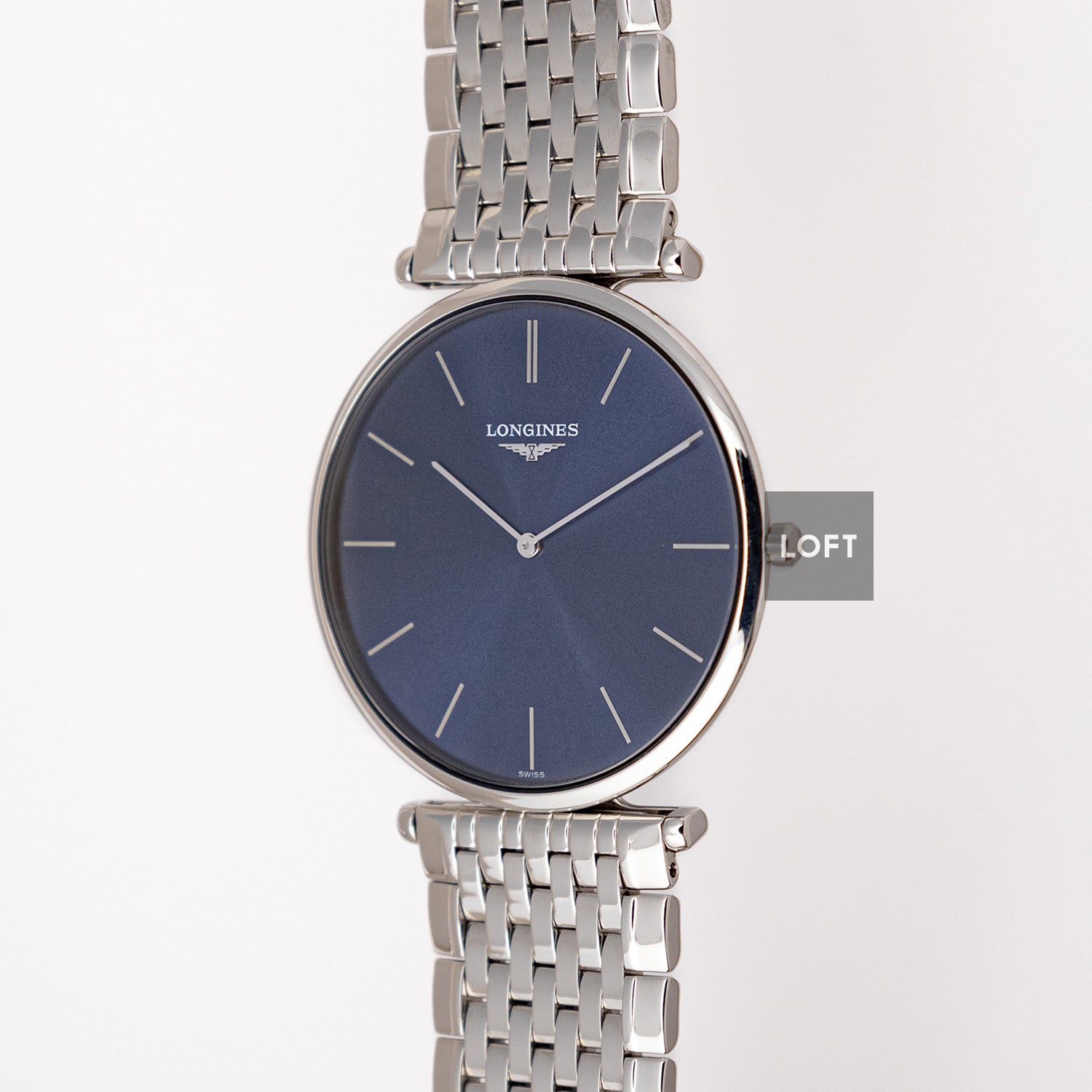 Longines La Grande Classique Sunray Blue Dial 37mm