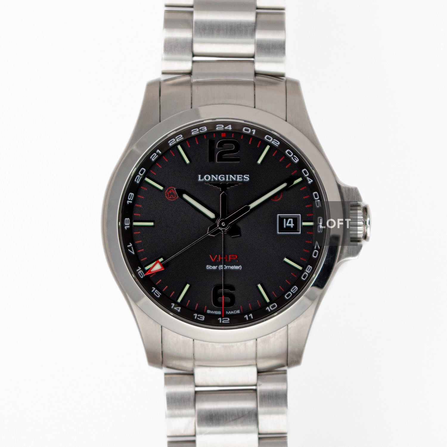 Longines Conquest V.H.P. Quartz GMT 43mm