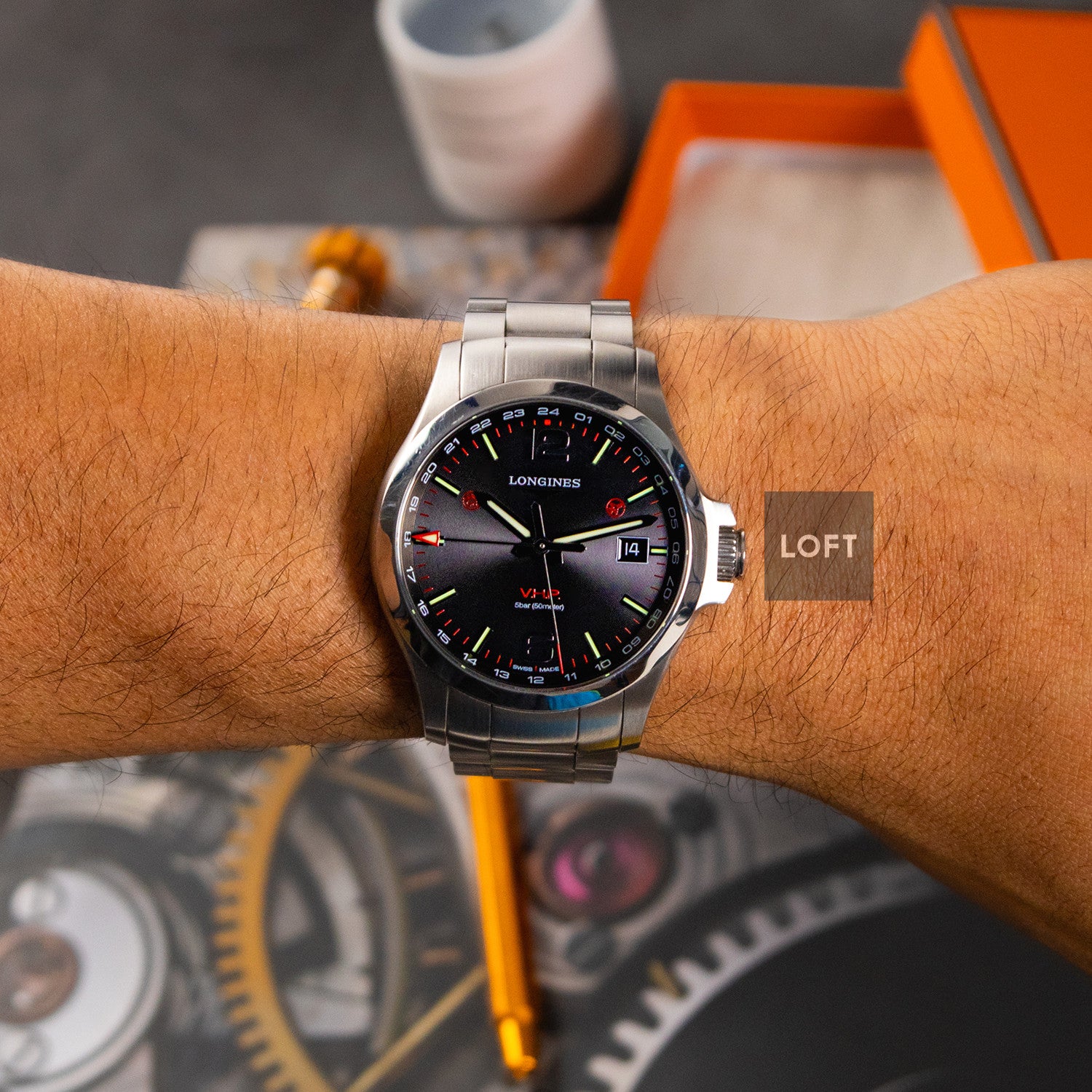 Longines Conquest V.H.P. Quartz GMT 43mm