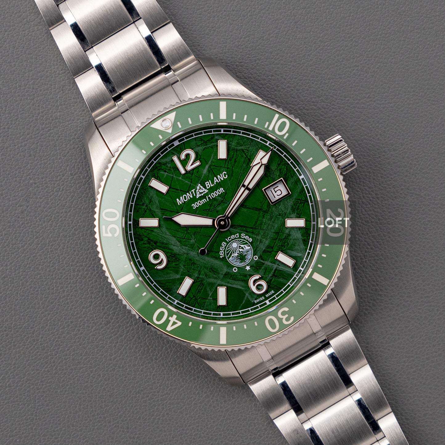 Montblanc Iced Sea Automatic Date Green Dial 41mm