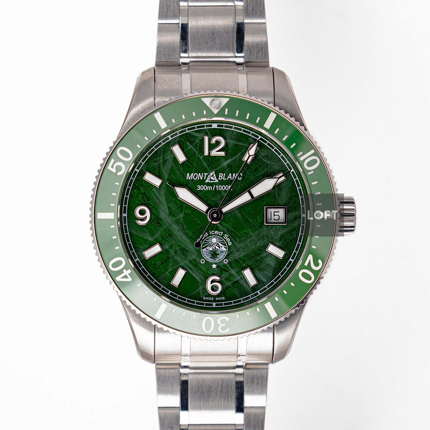 Montblanc Iced Sea Automatic Date Green Dial 41mm