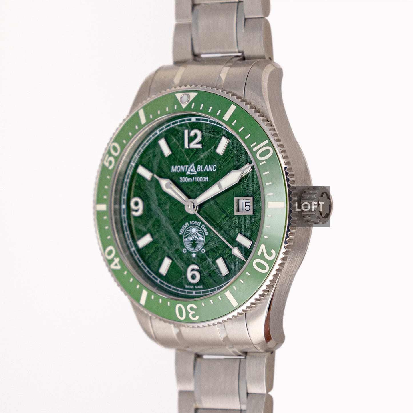 Montblanc Iced Sea Automatic Date Green Dial 41mm