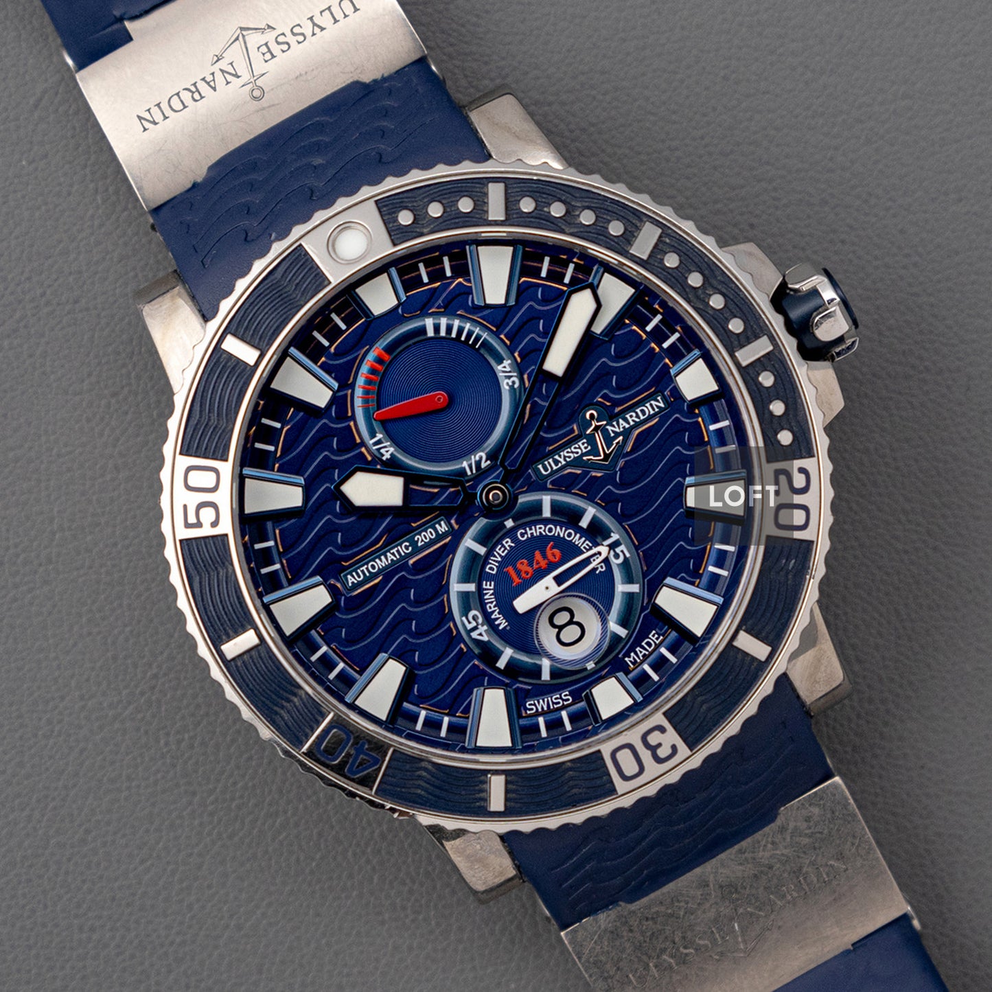 Ulysse Nardin Maxi Marine Diver Titanium Blue 45mm