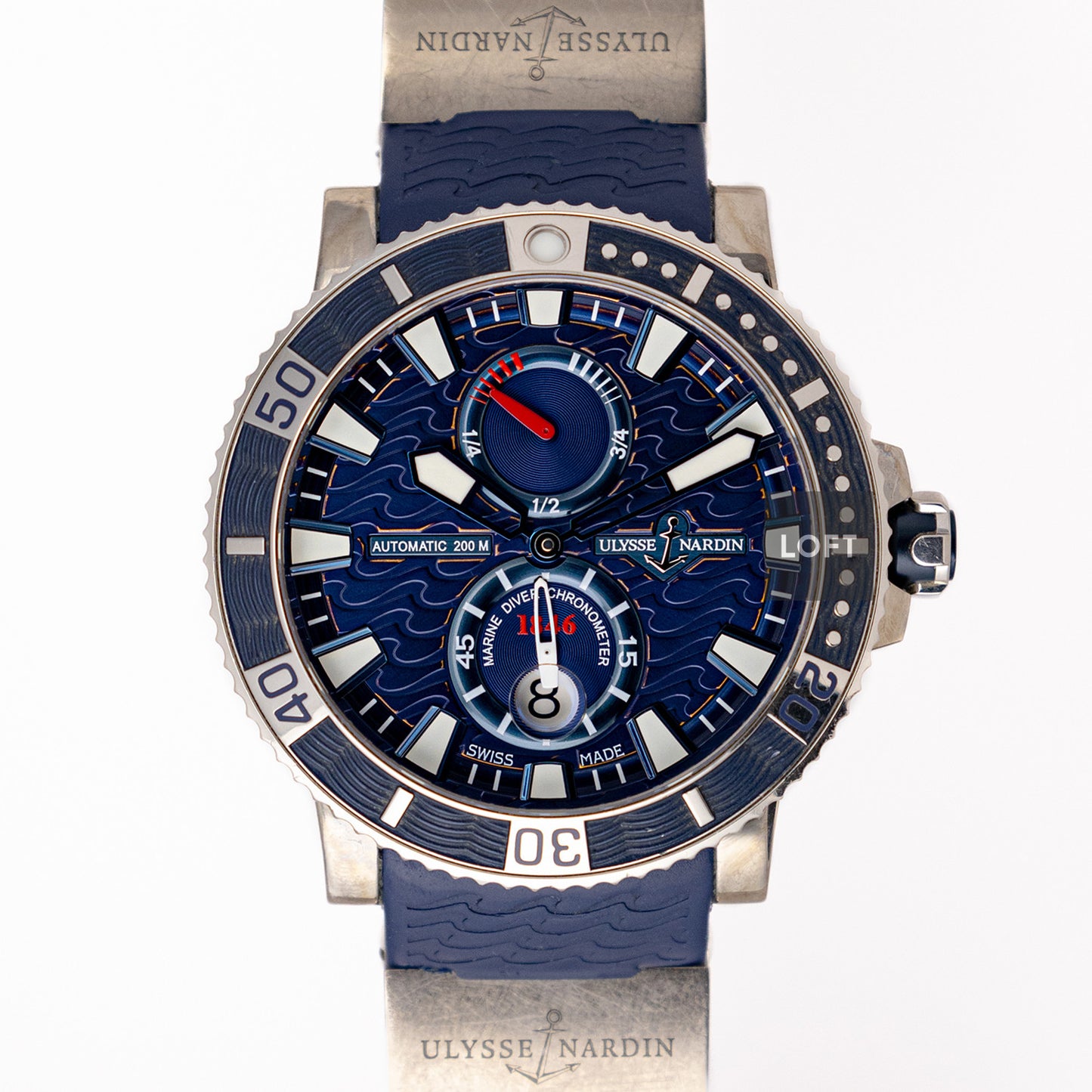 Ulysse Nardin Maxi Marine Diver Titanium Blue 45mm