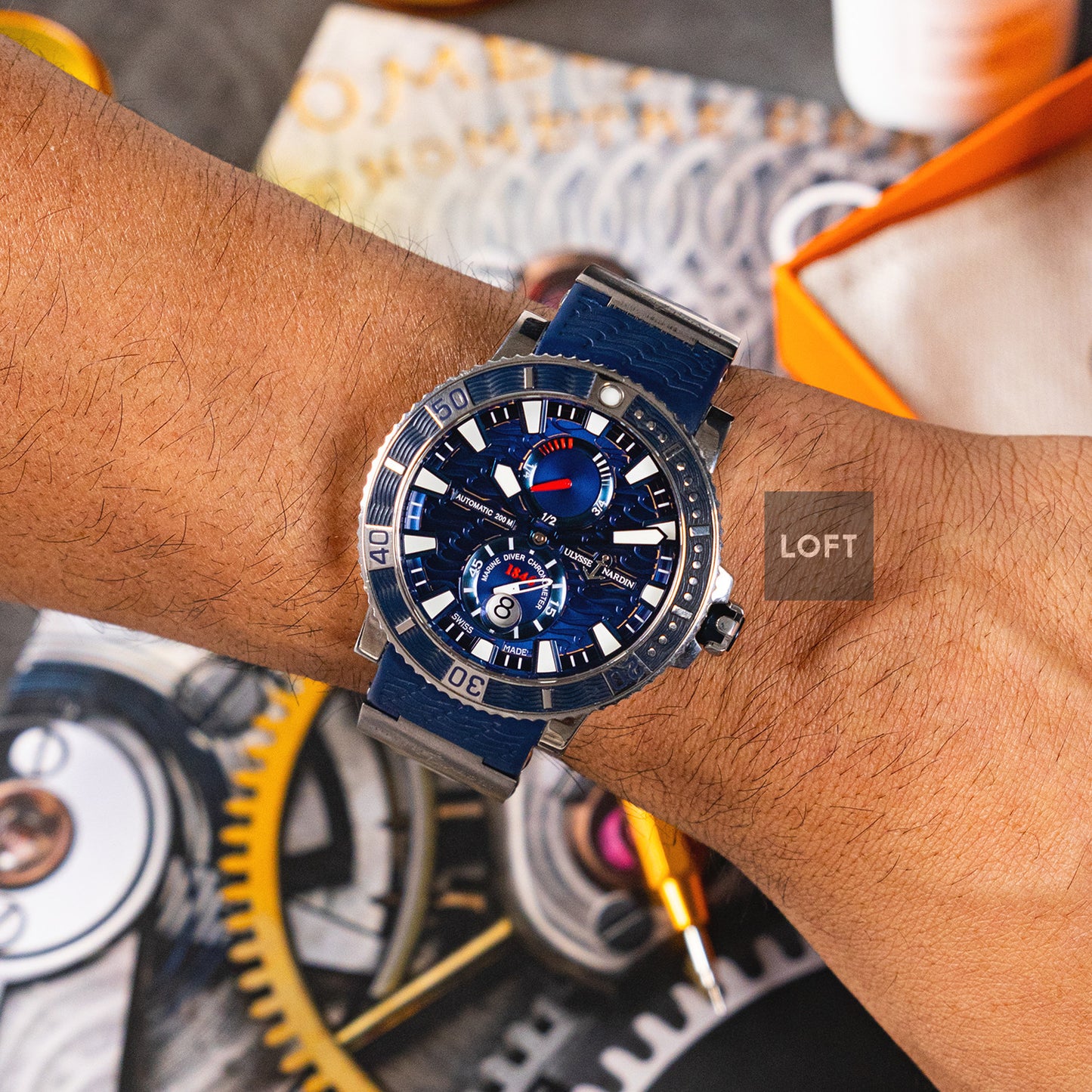 Ulysse Nardin Maxi Marine Diver Titanium Blue 45mm