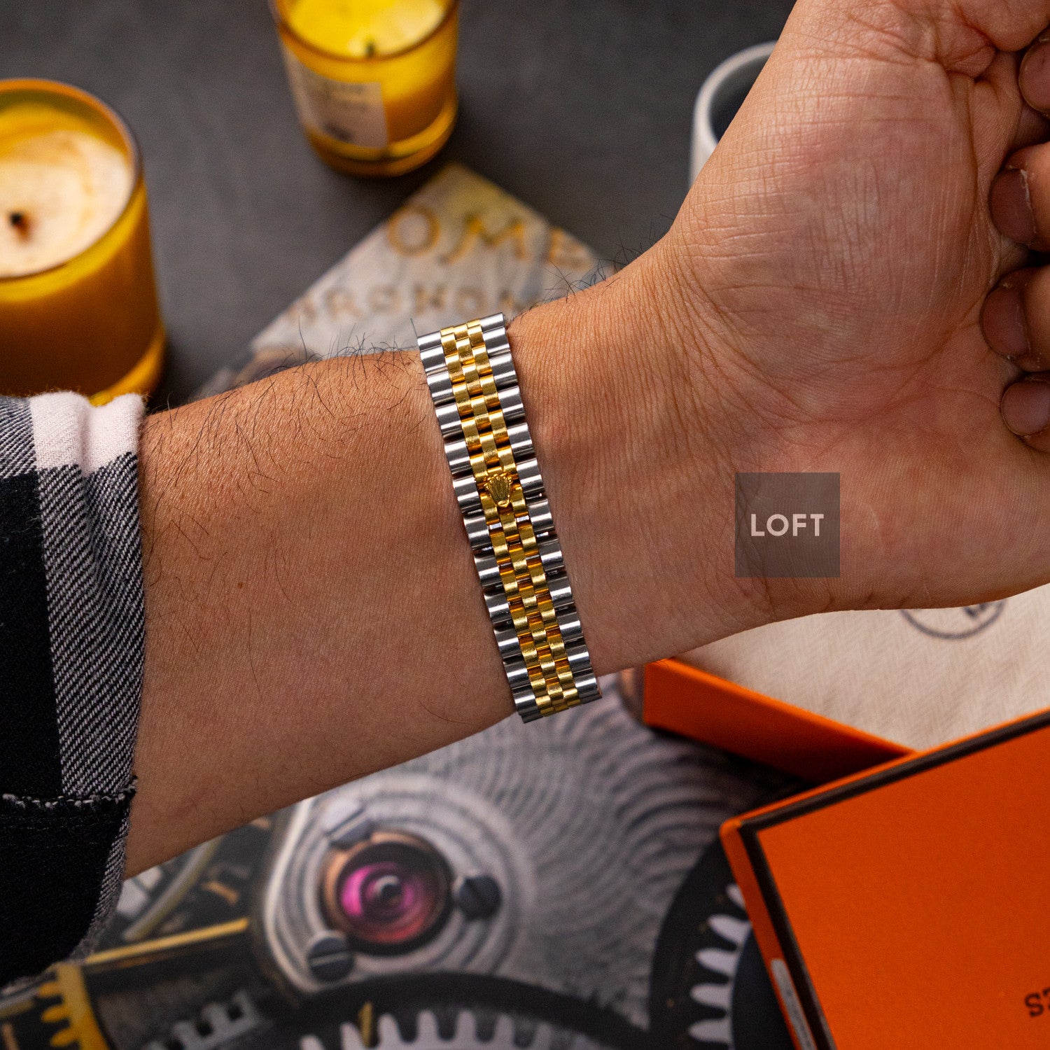 Rolex Datejust 31 Rolesor Yellow Fluted Jubilee 31mm