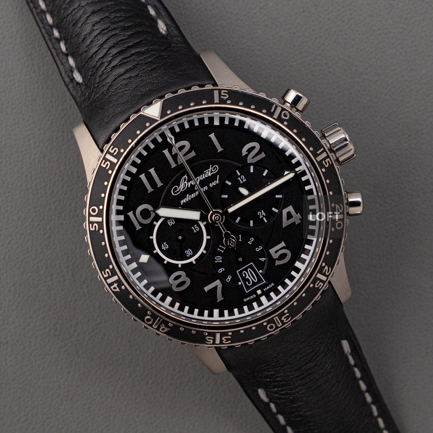 Breguet Type XXI Transatlantique Flyback Titanium 42mm
