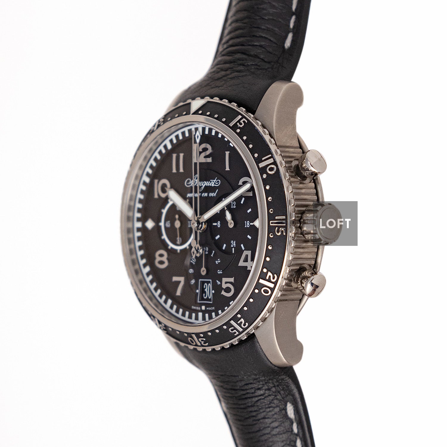 Breguet Type XXI Transatlantique Flyback Titanium 42mm