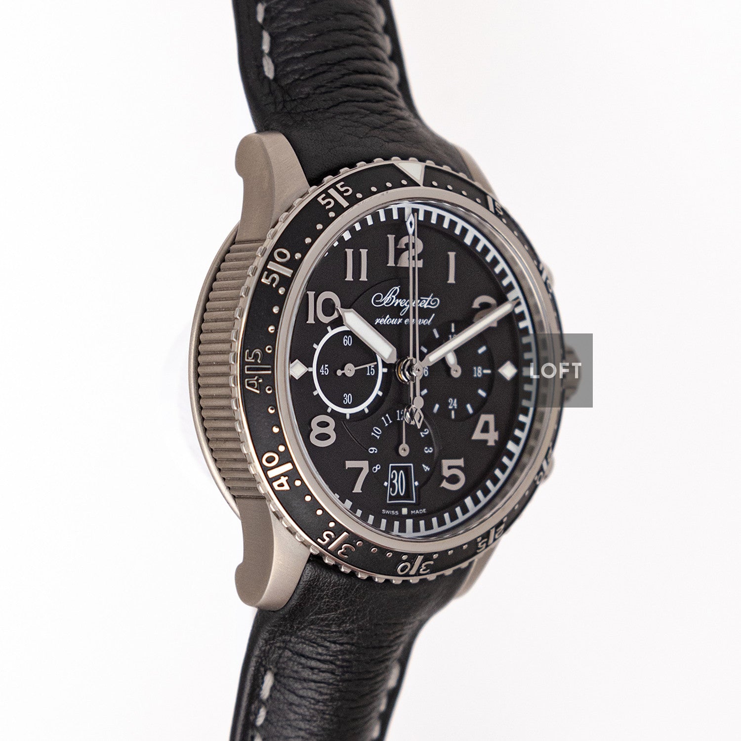 Breguet Type XXI Transatlantique Flyback Titanium 42mm