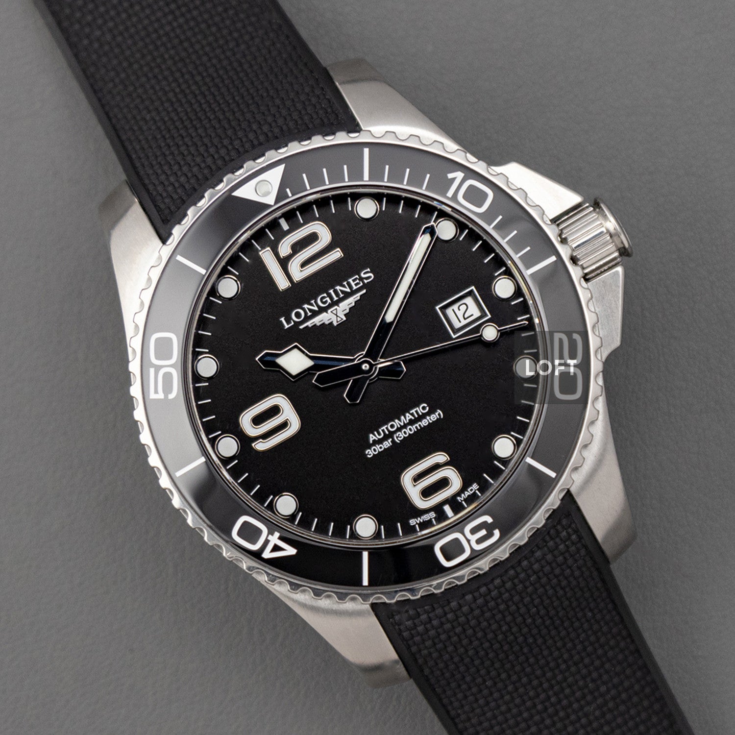 Longines HydroConquest Automatic Black Dial 43mm
