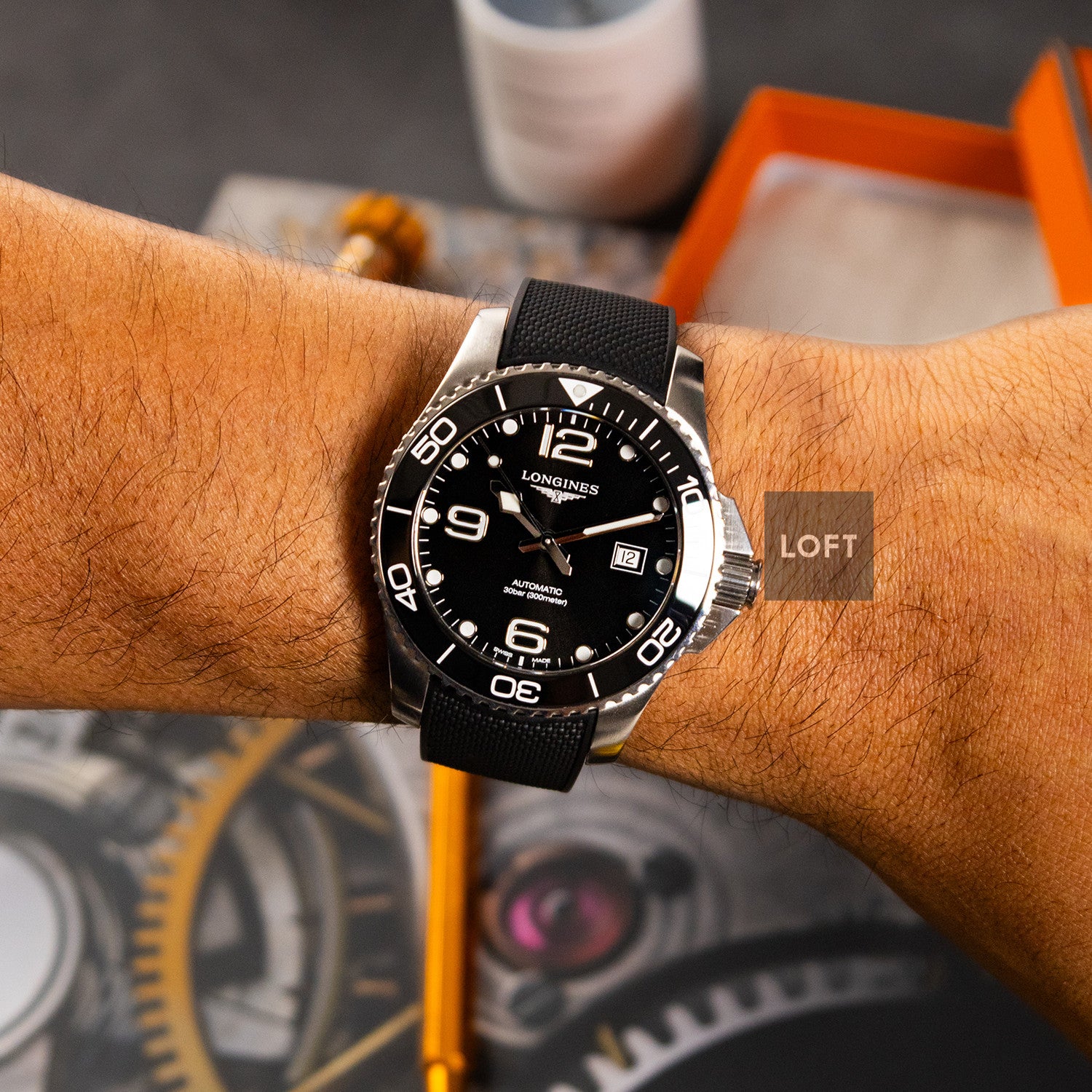 Longines HydroConquest Automatic Black Dial 43mm