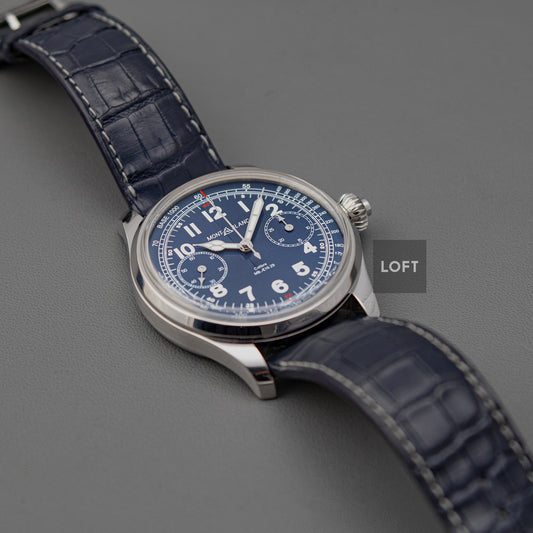 Montblanc 1858 Chronograph Tachymeter Blue 44mm