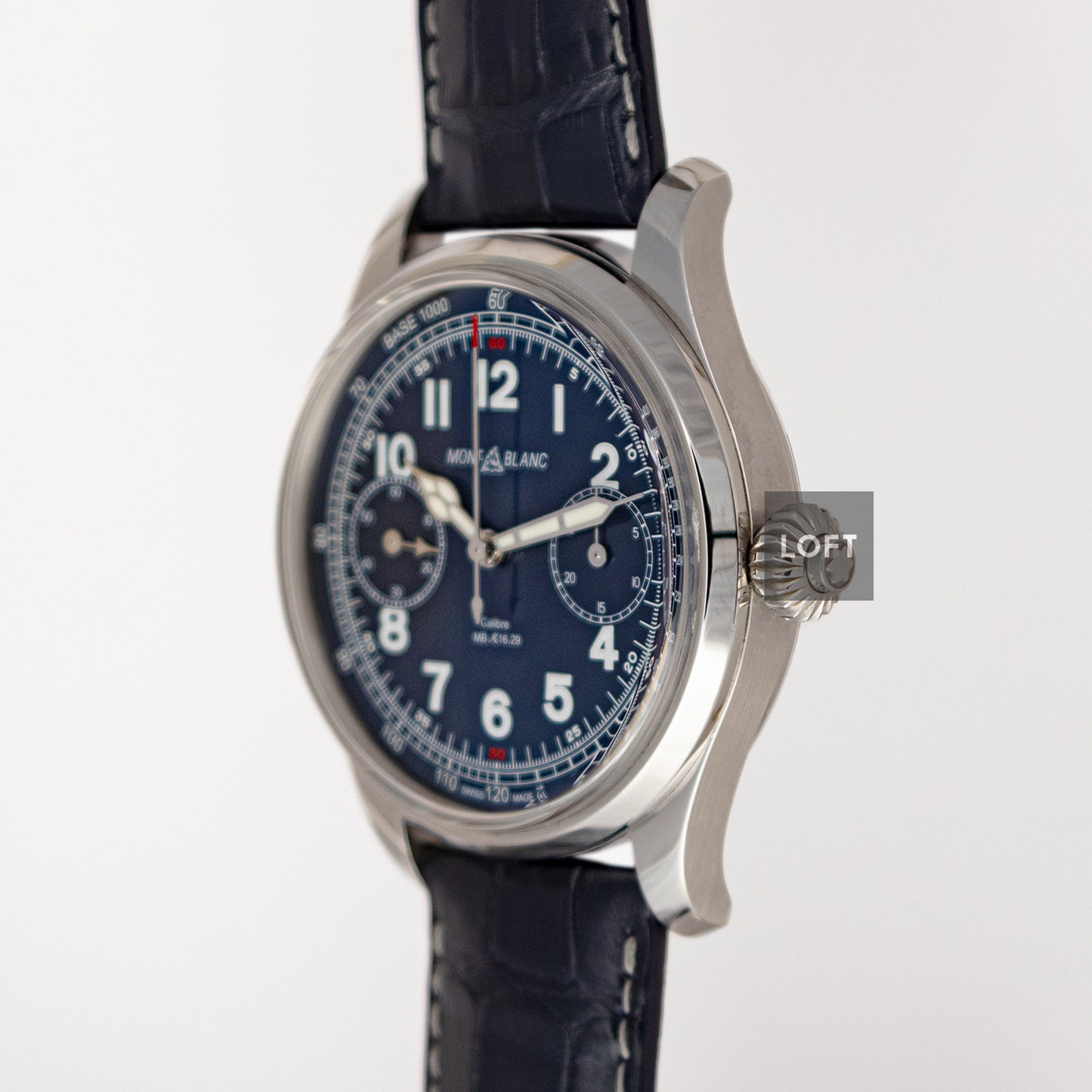 Montblanc 1858 Chronograph Tachymeter Blue 44mm