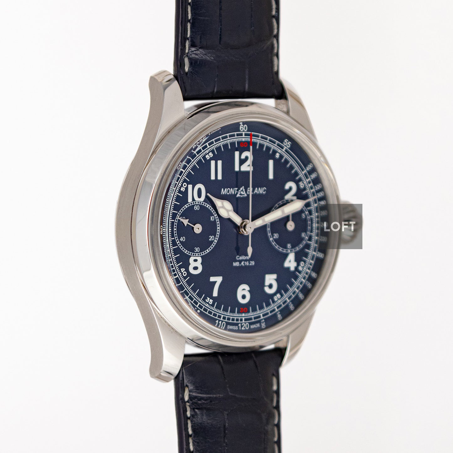 Montblanc 1858 Chronograph Tachymeter Blue 44mm