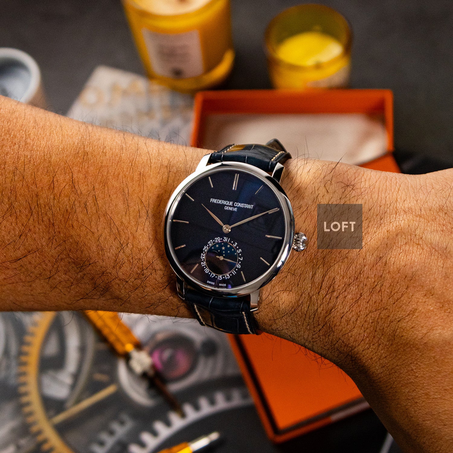 Frédérique Constant Slimline Moonphase Date 42mm